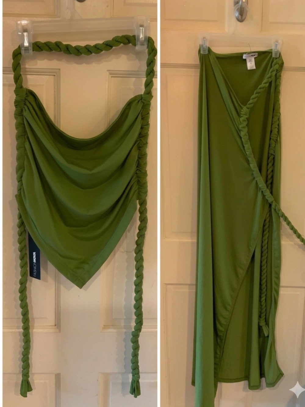 Matching Two Piece Maxi Dress Set